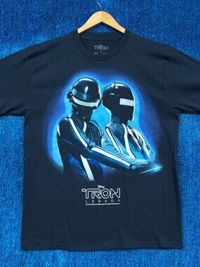 Daft Punk End Of Line Club House DJ Tron Legacy Disney Tee L